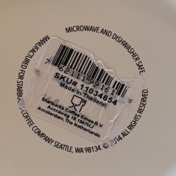 Starbucks Global Icon City Collector Series England Shakespeare Mug 2014 16oz - Picture 9 of 9